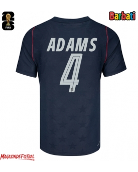 Statele Unite Tyler Adams #4 Tricou Fotbal Replică Mondial 2026 Barbati Deplasare Statele Unite Tyler Adams #4 Tricou Fotbal Replică Mondial 2026 Barbati Deplasare